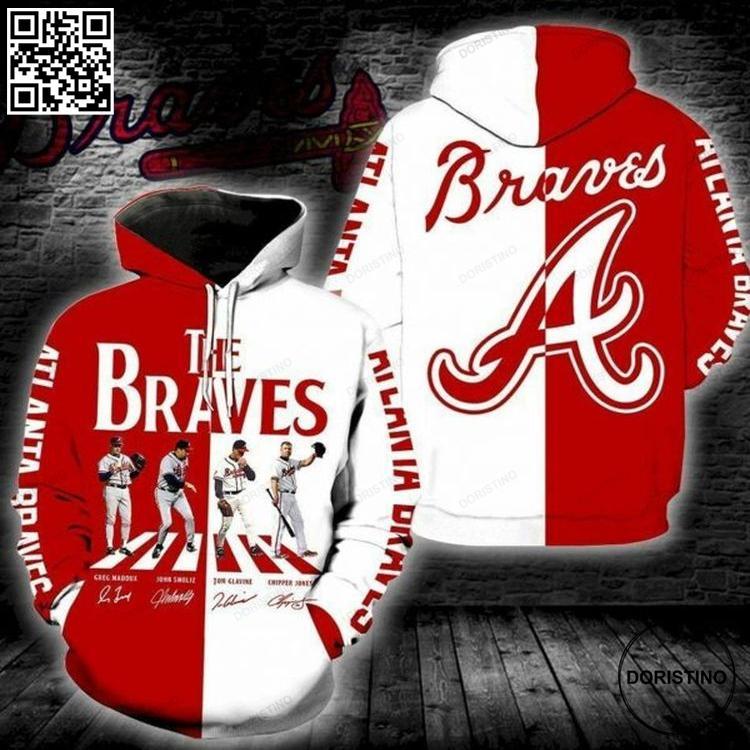Atlanta Braves The Braves Awesome 3D Hoodie