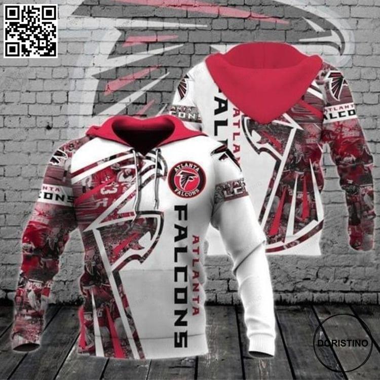 Atlanta Falcons Nfl For Falcons Lover 3d Full Over Print All Over Print Hoodie