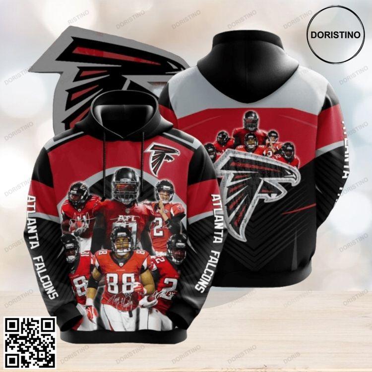 Atlanta Falcons No119 Custom T Football Gift All Over Print Hoodie