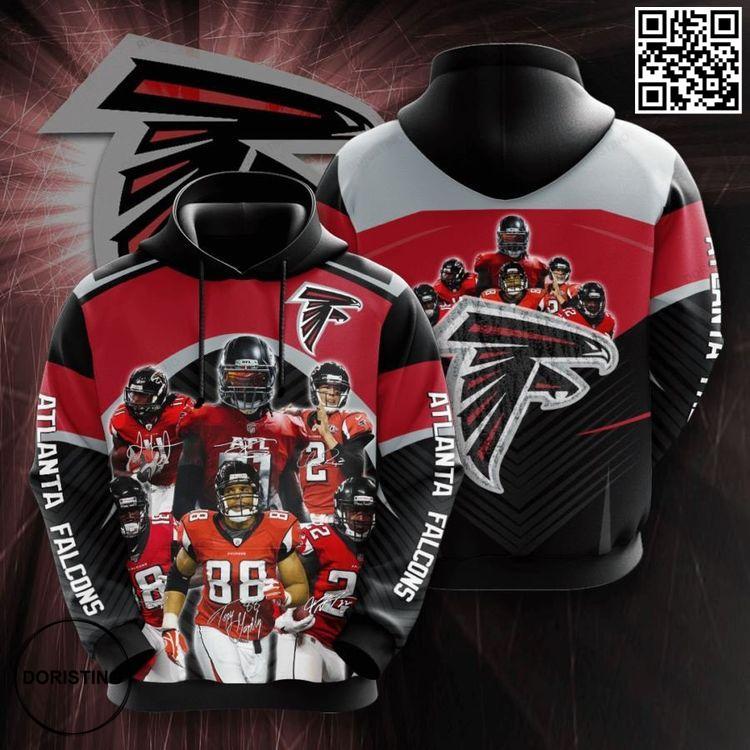 Atlanta Falcons No119 Custom Awesome 3D Hoodie