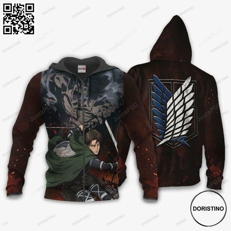 Attack On Tian Levi Arlert 3d Limited Edition 3D Hoodie