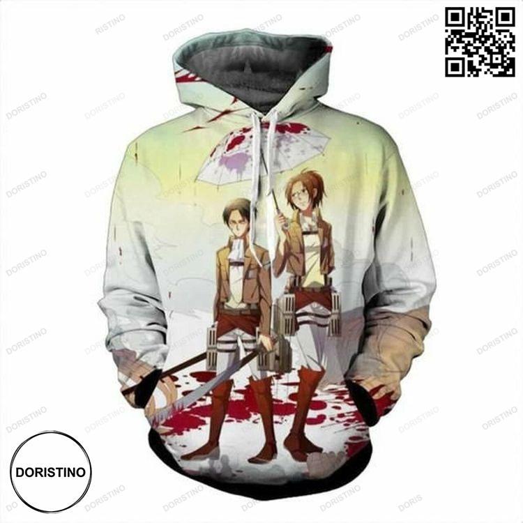Attack On Titan 3d All Over Print Hoodie