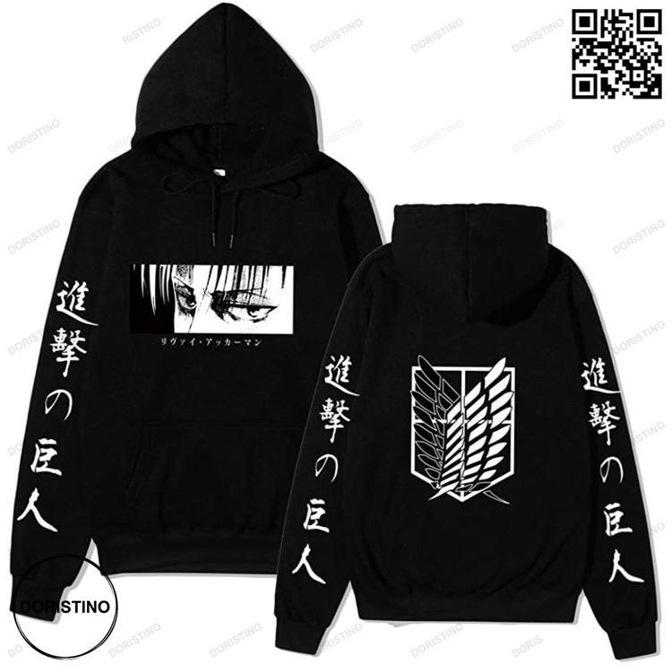 Attack On Titan Anime Unisex Cosplay Hooded Cotton Cozy Wings Of Freedom Print Pullovers Tops Awesome 3D Hoodie