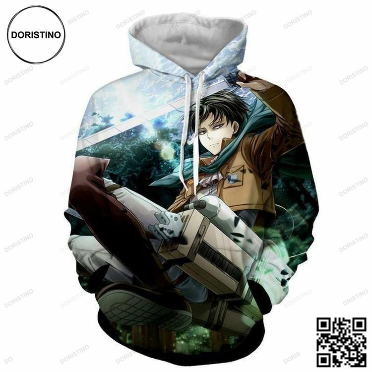 Attack On Titan Cool Levi Ackerman Survey Corps Ace 3d Limited Edition 3D Hoodie
