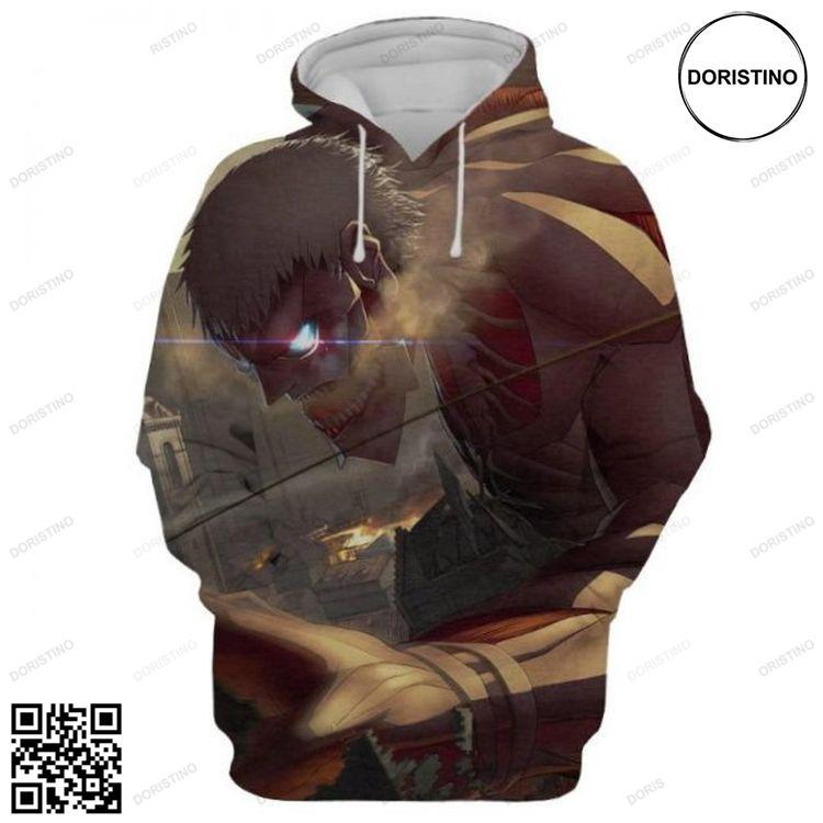 Attack On Titan Eren Jeager 3d Printed Limited Edition 3D Hoodie