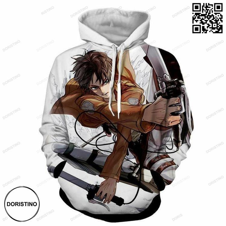 Attack On Titan Eren Yeager Training Corps 3d Limited Edition 3D Hoodie