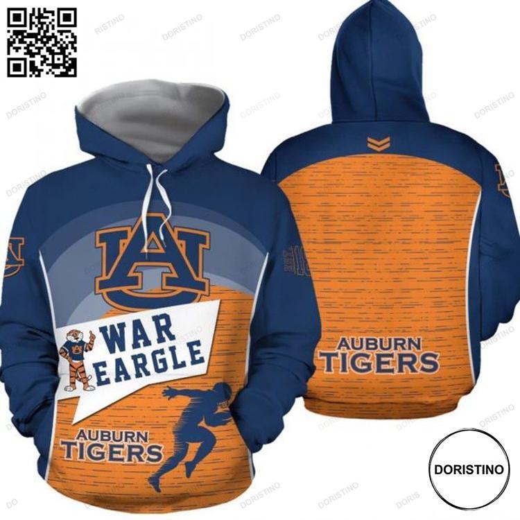 Auburn Tigers All Over Print Hoodie