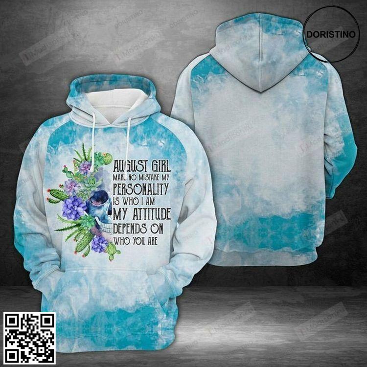 August Girl 3d All Over Print Hoodie