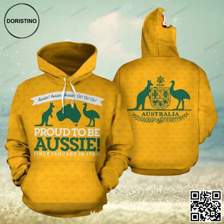 Australia Day Awesome 3D Hoodie