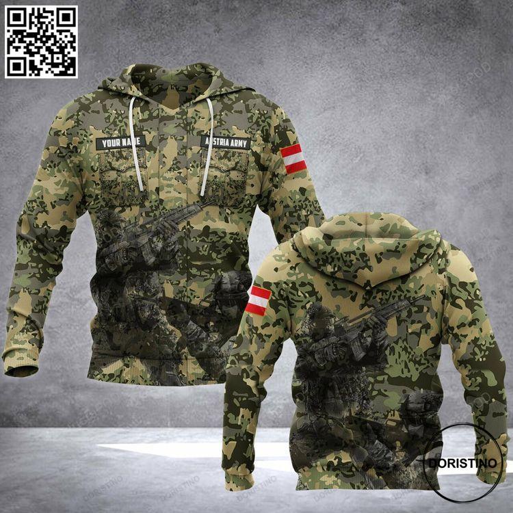Austrian Army Art Combat 3d Awesome 3D Hoodie