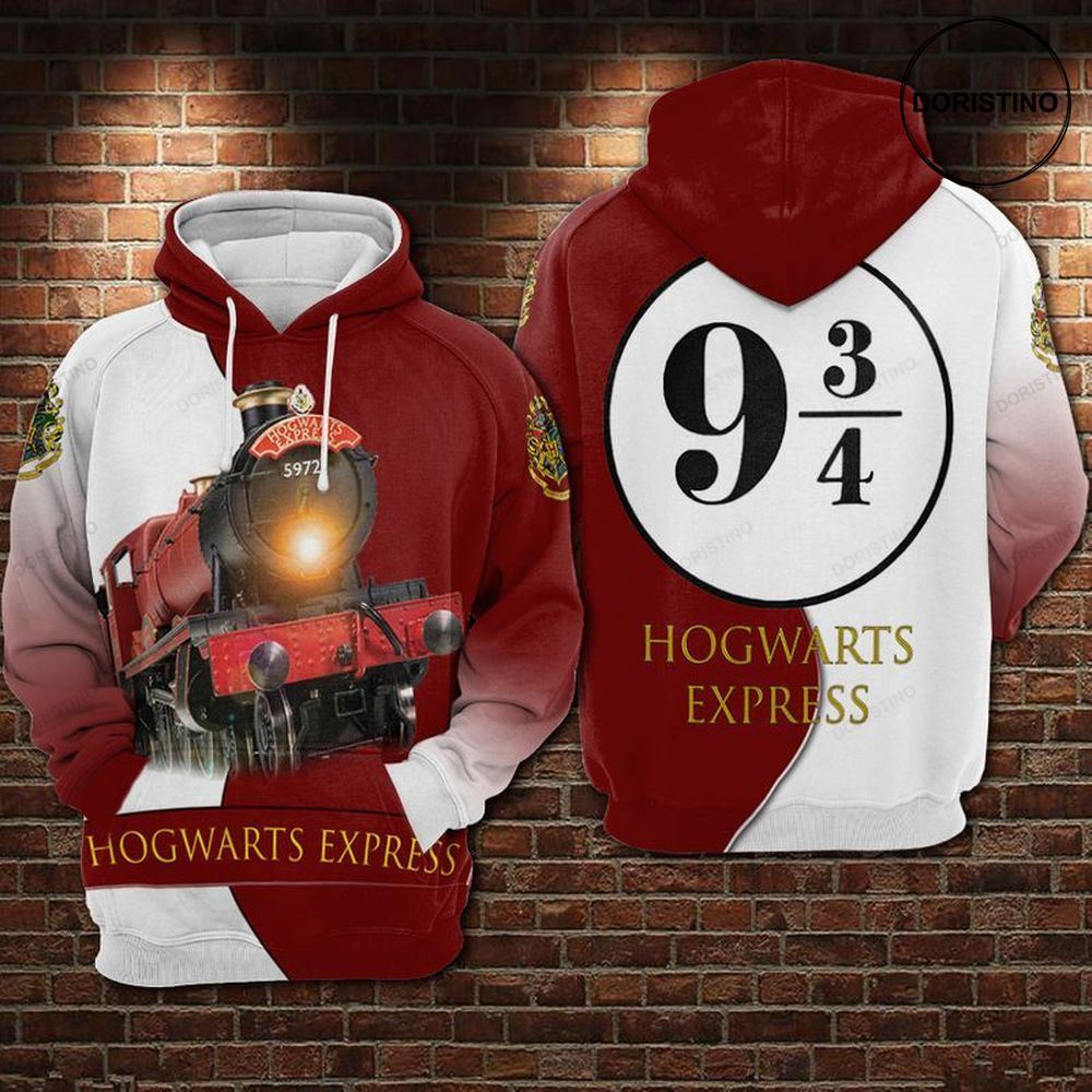 Harry Potter 9 34 Hogwarts Express Limited Edition 3d Hoodie