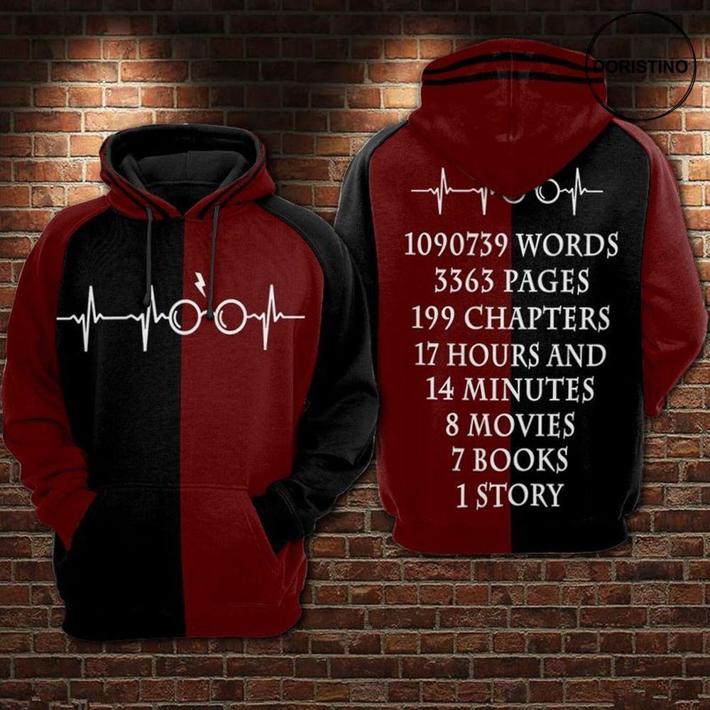 Harry Potter Heartbeat Limited Edition 3d Hoodie