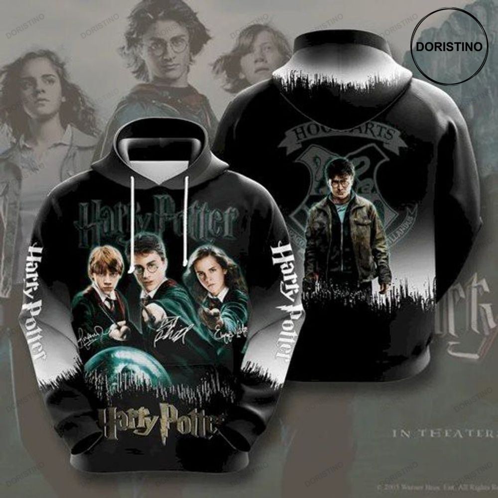 Harry Potter Ronald Weasley Hermione Granger Signature Limited Edition 3d Hoodie