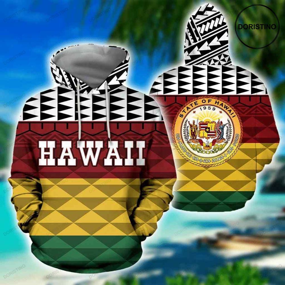 Hawaii Awesome 3D Hoodie