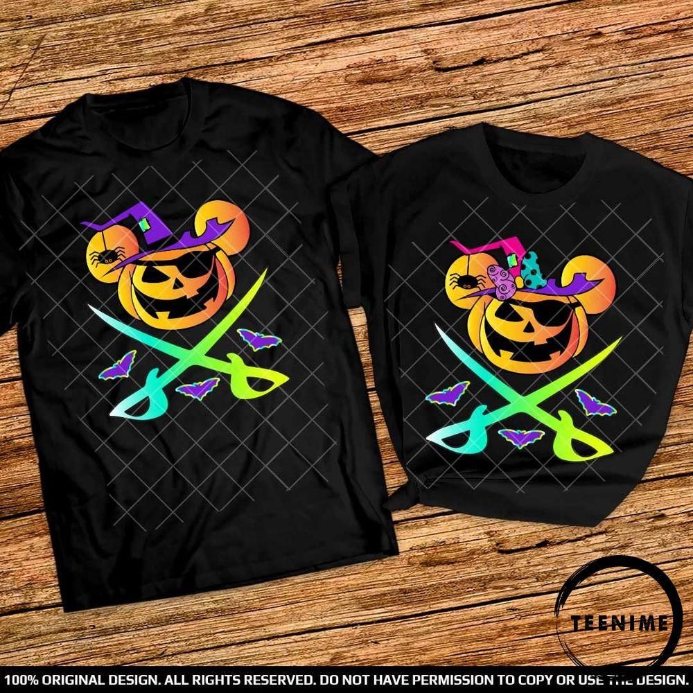 Pirate Mickey Not So-scary Halloween Party Couple Teenime Trending Shirt