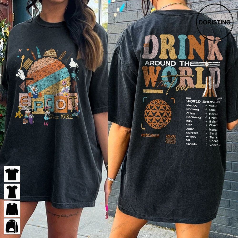 Epcot Drink World Tour 2023 02 Mickey And Friends Epcot Center 1982 Drinking Around The World Trending Style
