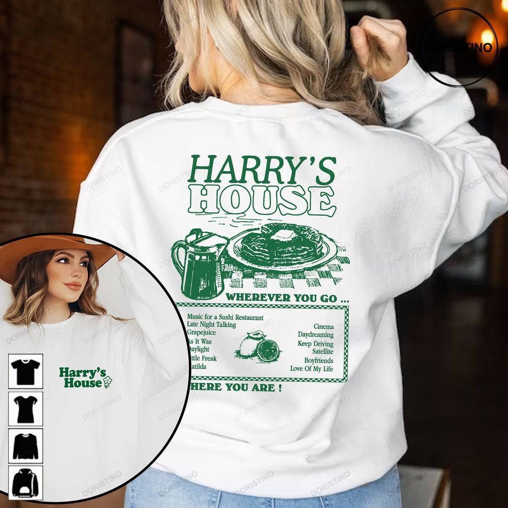 Harry House 2023 Welcome To Harrys House 2023 Harry House Harry Lot 2023 As It Was Harry's House Tour Limited Edition T-shirts