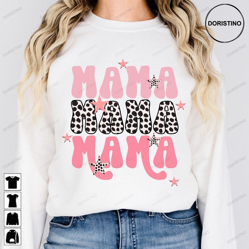 Leopard Print Mama And Cheetah Mama For Mother's Day Gifts For Mom Cute Mama Gift For Mothers Day Mama Limited Edition T-shirts