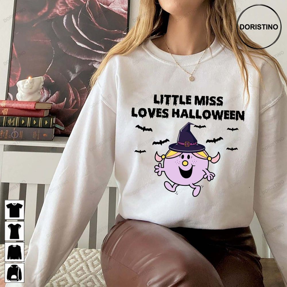 Little Miss Halloween Little Miss Loves Halloween Little Miss Witch Halloween Back To School Awesome Shirts