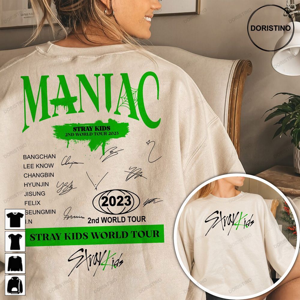 Maniac World Tour Stray Maniac Tour Stray World Tour Stray Stray Awesome Shirts