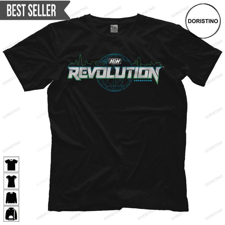Aew Revolution Event 2021 Doristino Limited Edition T-shirts