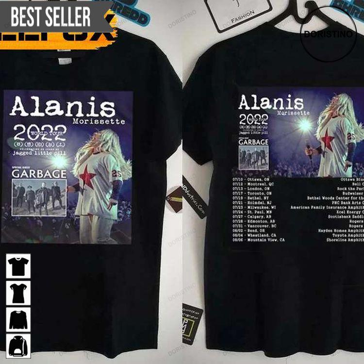 Alanis Morissette Jagged Little Pill Tour 2022 Unisex Doristino Awesome Shirts