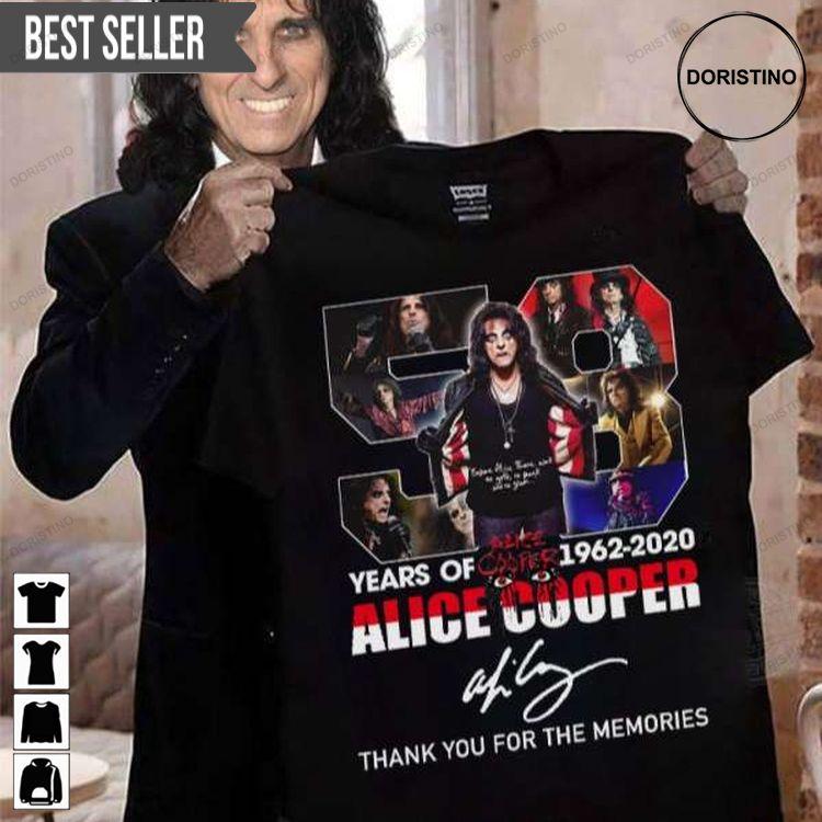 Alice Cooper 1962-2020 Thank You For The Memories Doristino Awesome Shirts