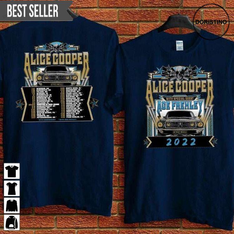 Alice Cooper And Ace Frehley Detroit Muscle Concert 2022 Ver 2 Doristino Trending Style