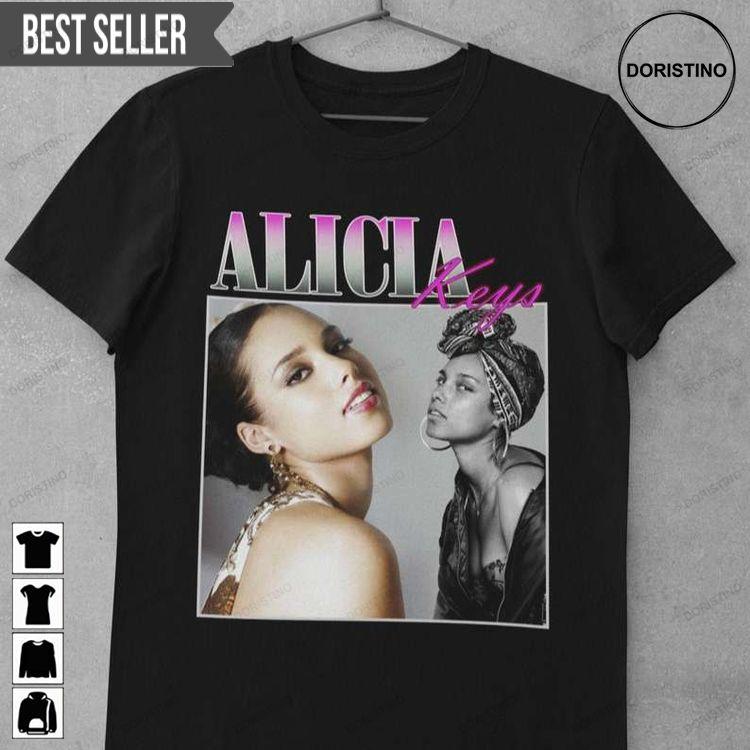 Alicia Keys Music Singer Doristino Limited Edition T-shirts