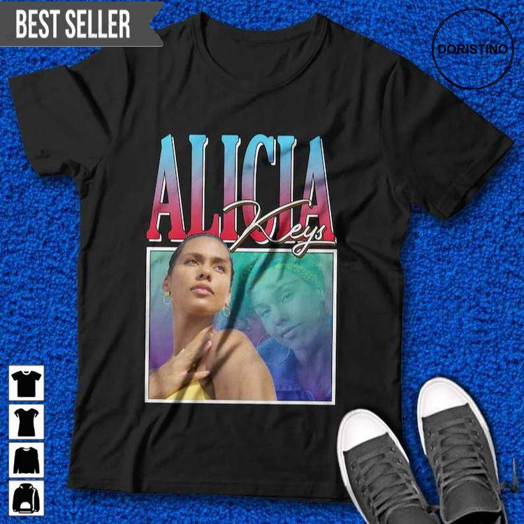 Alicia Keys Singer Unisex Doristino Limited Edition T-shirts