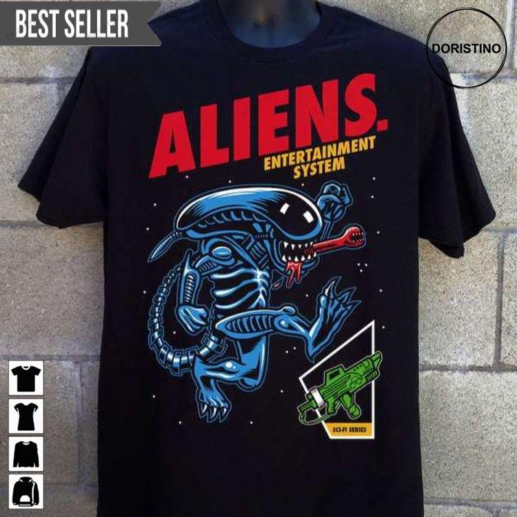 Aliens Nintendo Doristino Awesome Shirts