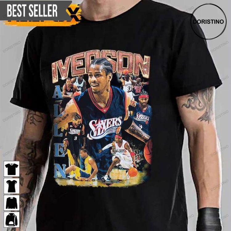 Allen Iverson Philadelphia 76ers Bootleg Unisex Doristino Trending Style