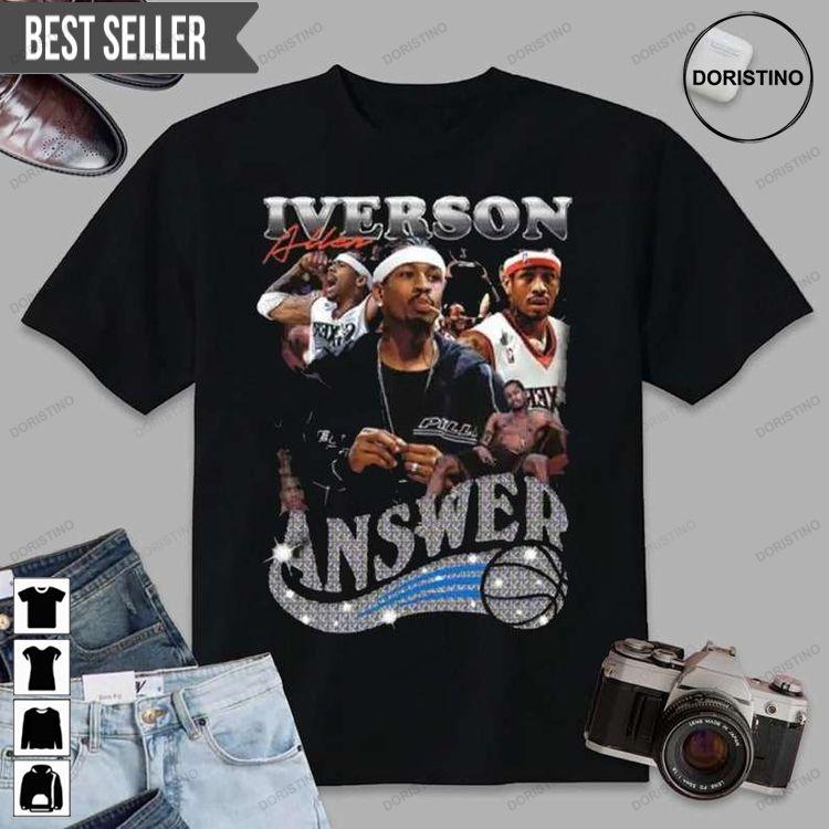 Allen Iverson The Answer Philadelphia 76ers 22w86 Doristino Awesome Shirts