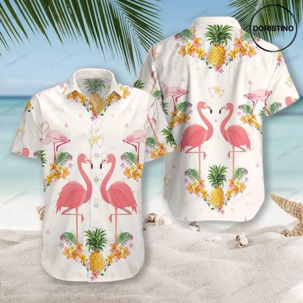Pineapple And Flamingo Limited Edition Hawaiian Shirt