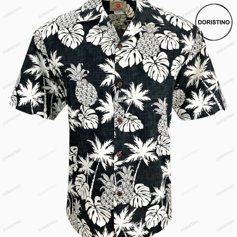 Pineapple Leaf Print Made In Hawaiian Shirt