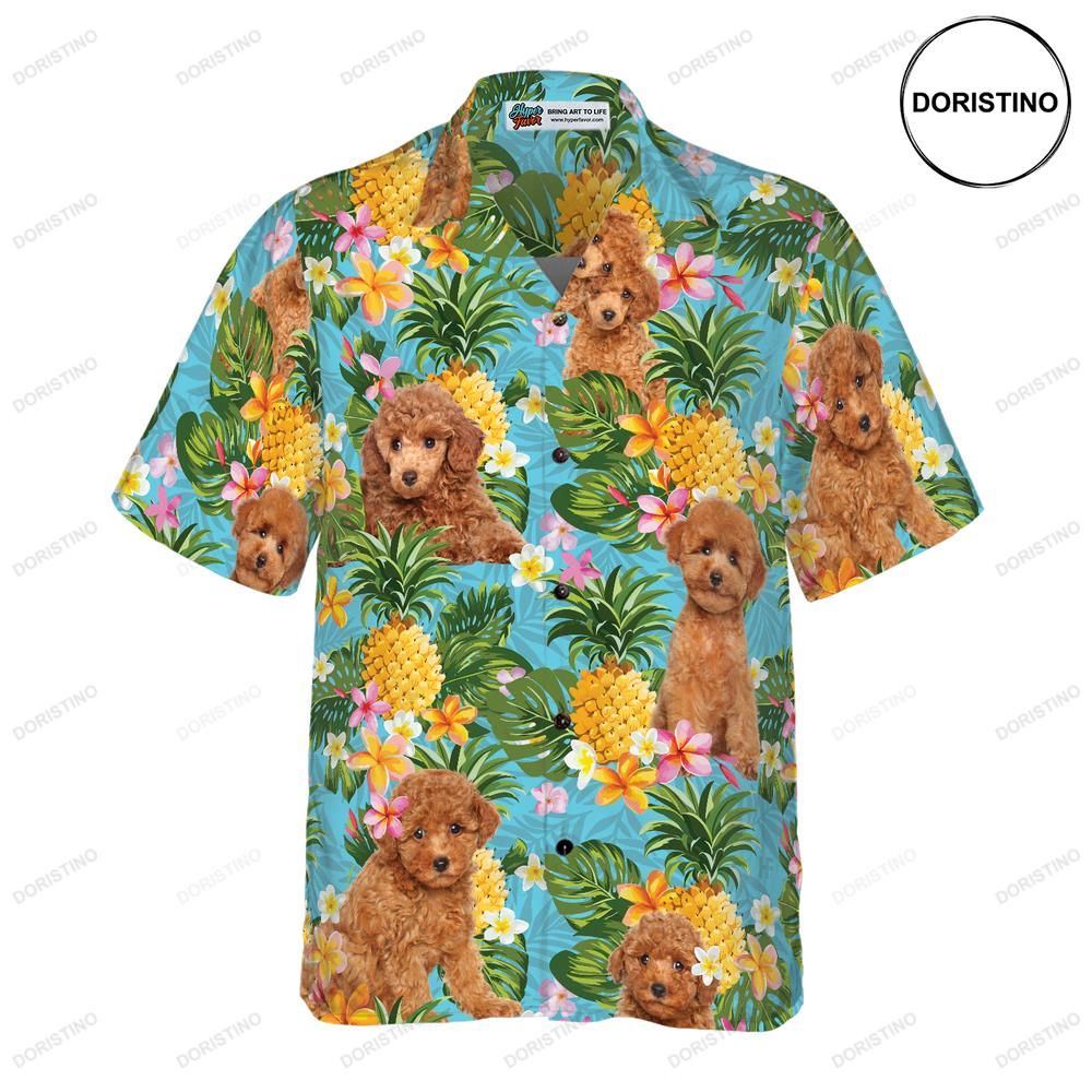 Pineapple Poodles Lover Hawaiian Shirt