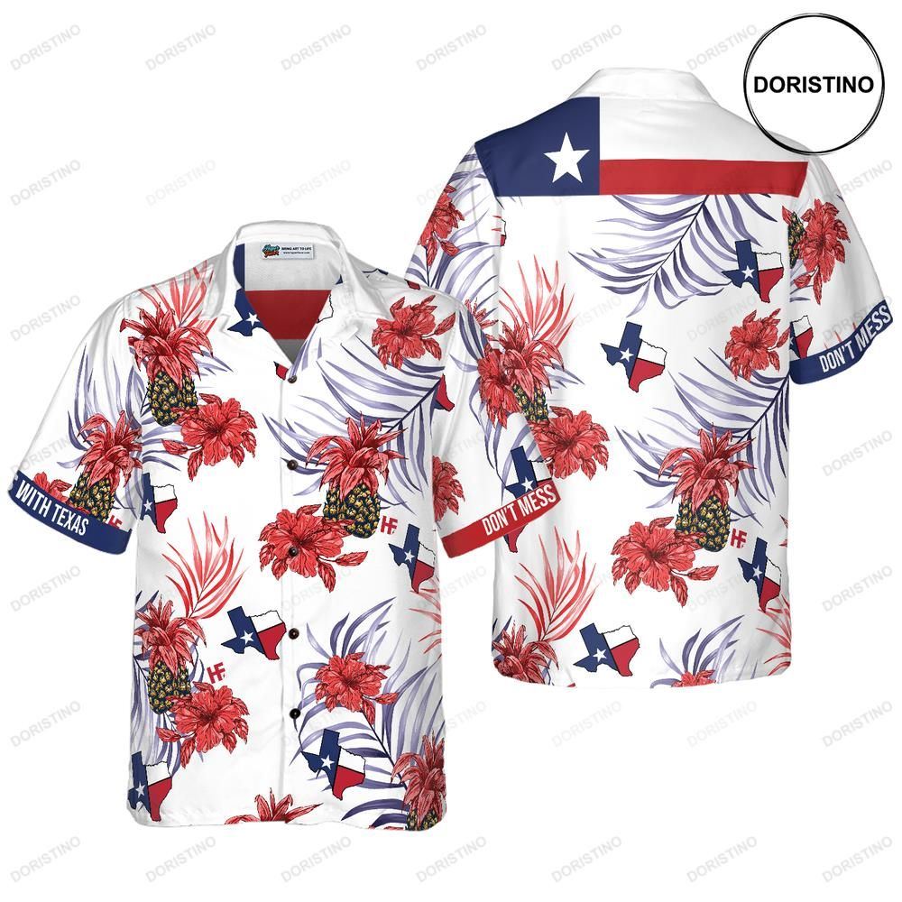 Pineapple Texas Pround Hawaiian Shirt