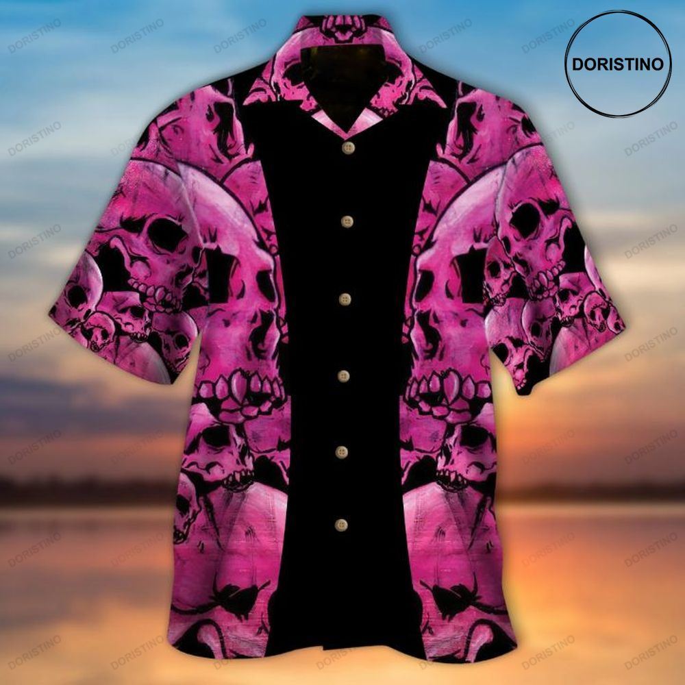Pink Skull Hawaii Aloha Limited Edition Hawaiian Shirt