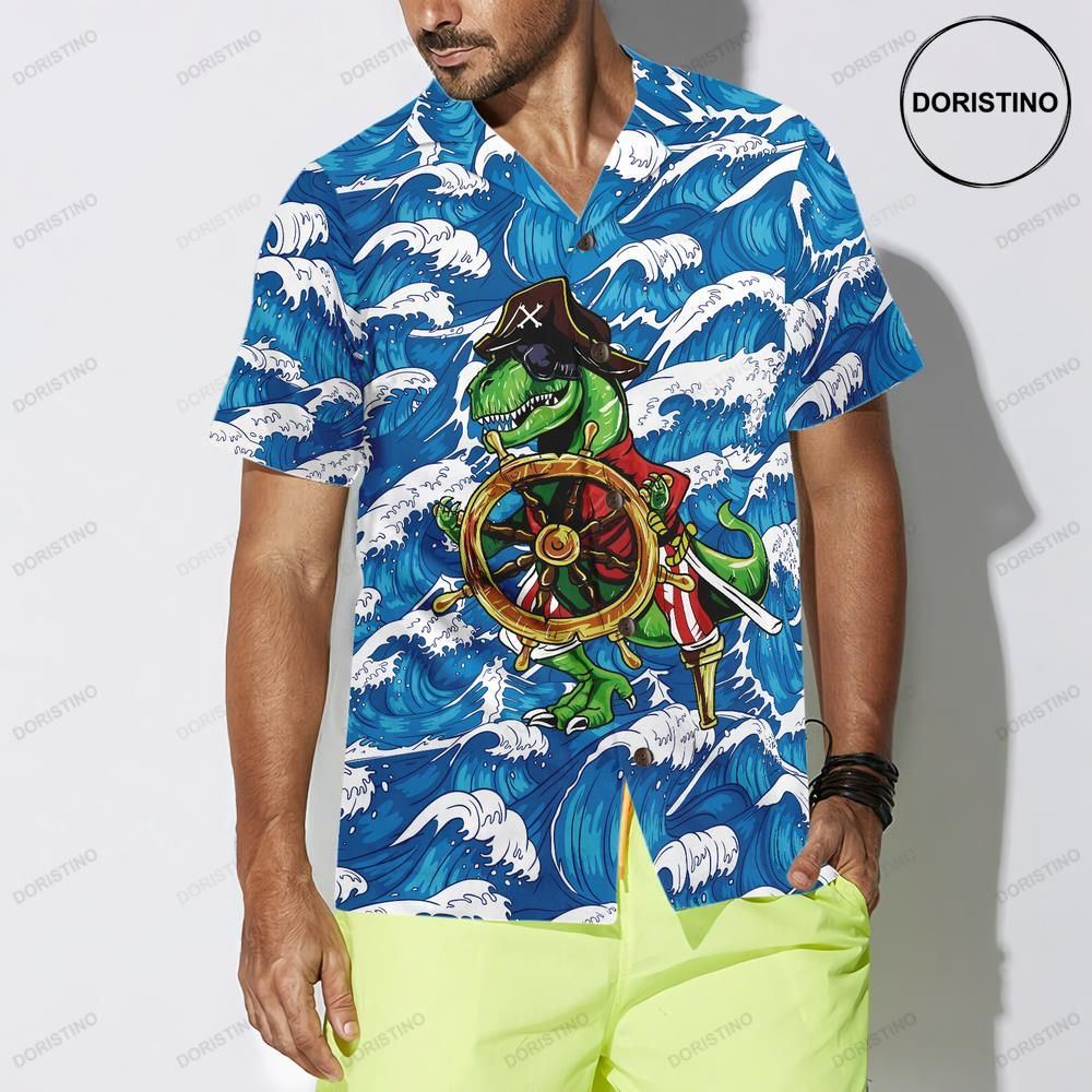 Pirate Dinosaur Limited Edition Hawaiian Shirt