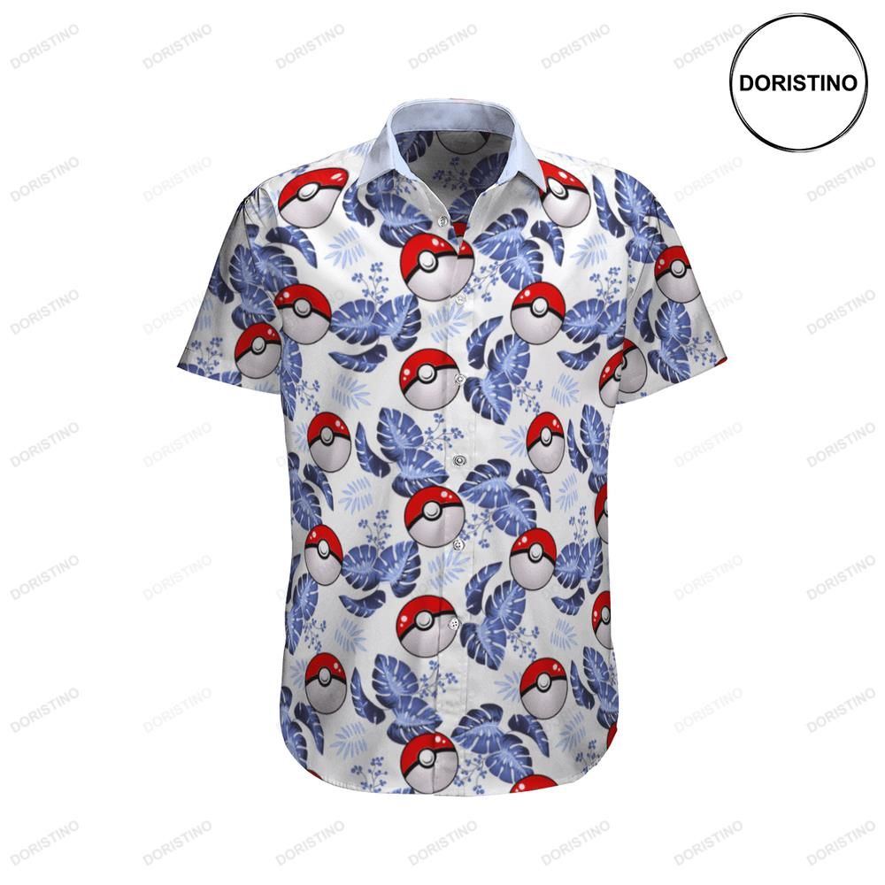 Pokemon Ball Tropical Beach Limited Edition Hawaiian Shirt