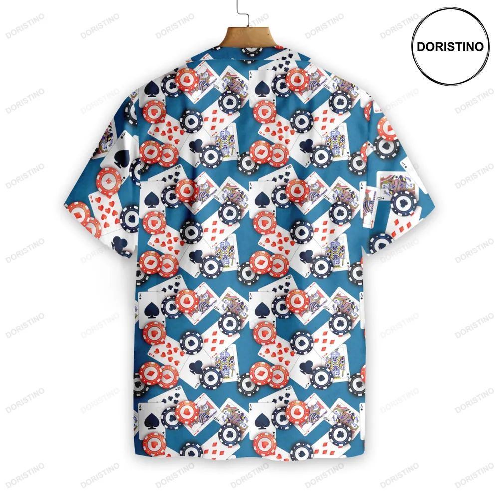 Poker Seamless Pattern 03 Hawaiian Shirt