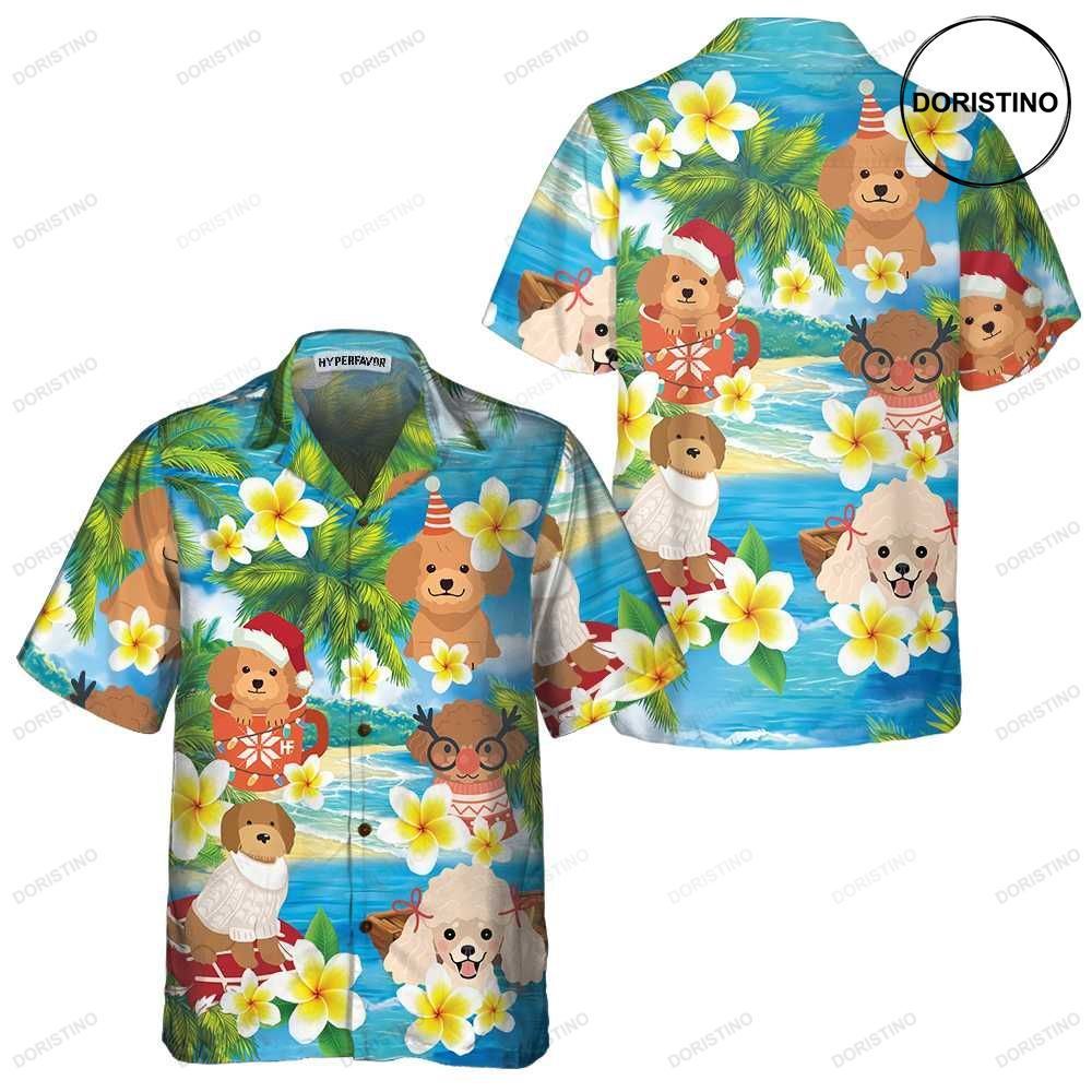 Poodle I Wish You A Merry Christmas Christmas Poodle Best Christmas Gift Idea Limited Edition Hawaiian Shirt