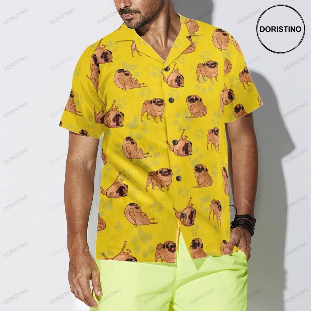 Pugs Life For Men Limited Edition Hawaiian Shirt