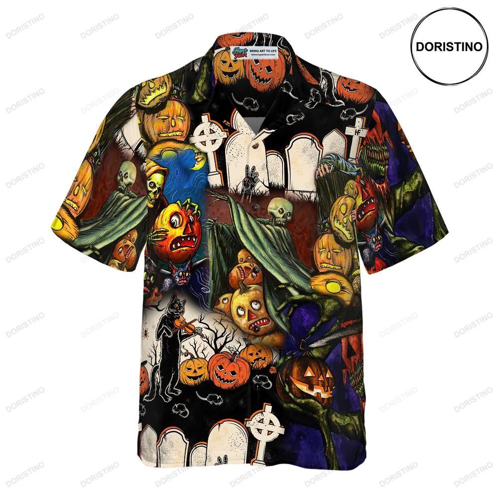 Pumpkin Night Is Coming Hawaiian Shirt