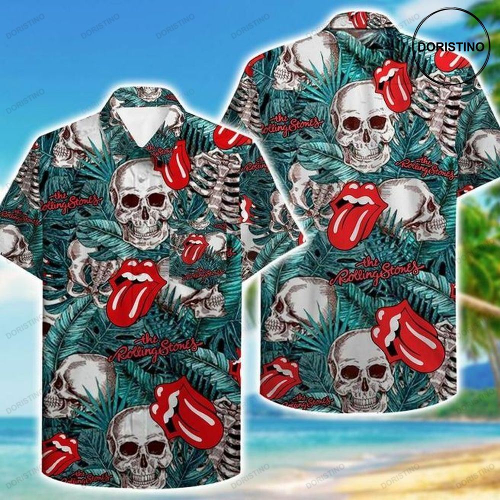 Rolling Skull Awesome Hawaiian Shirt