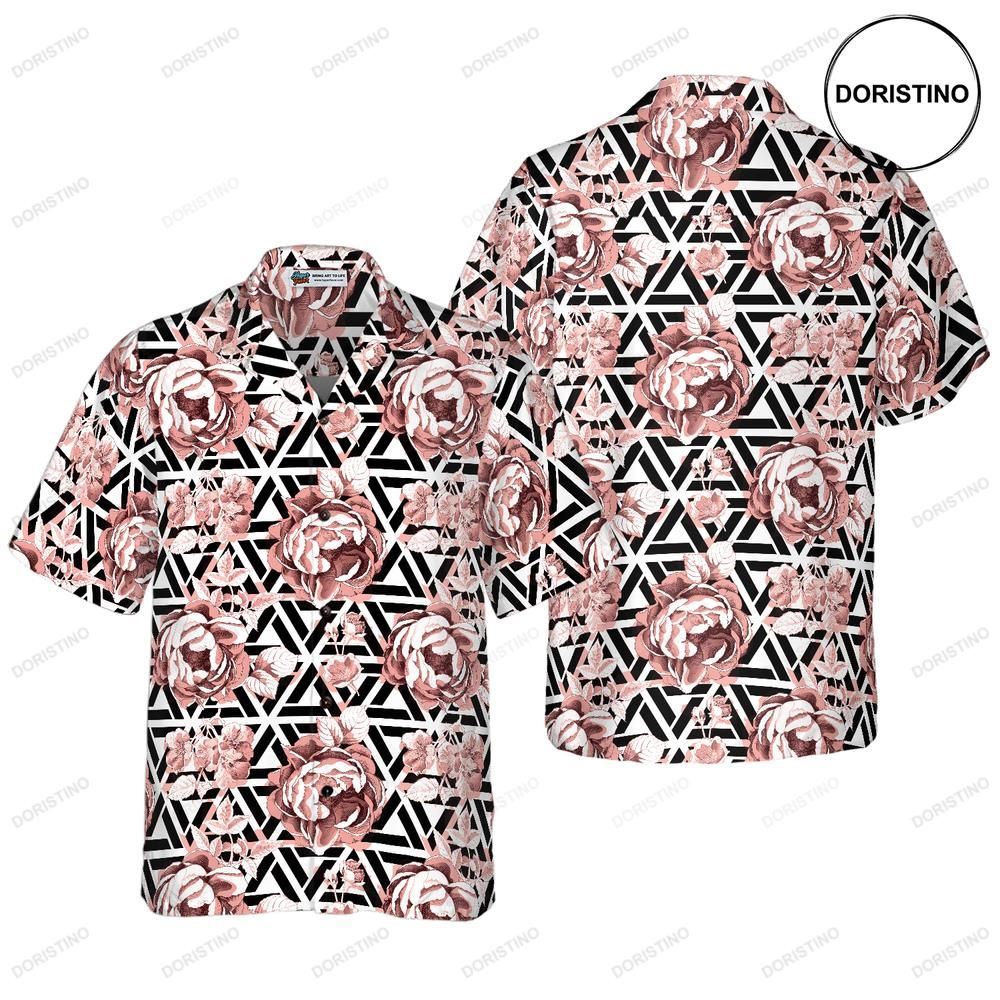 Rose Gold Flowers Limited Edition Hawaiian Shirt