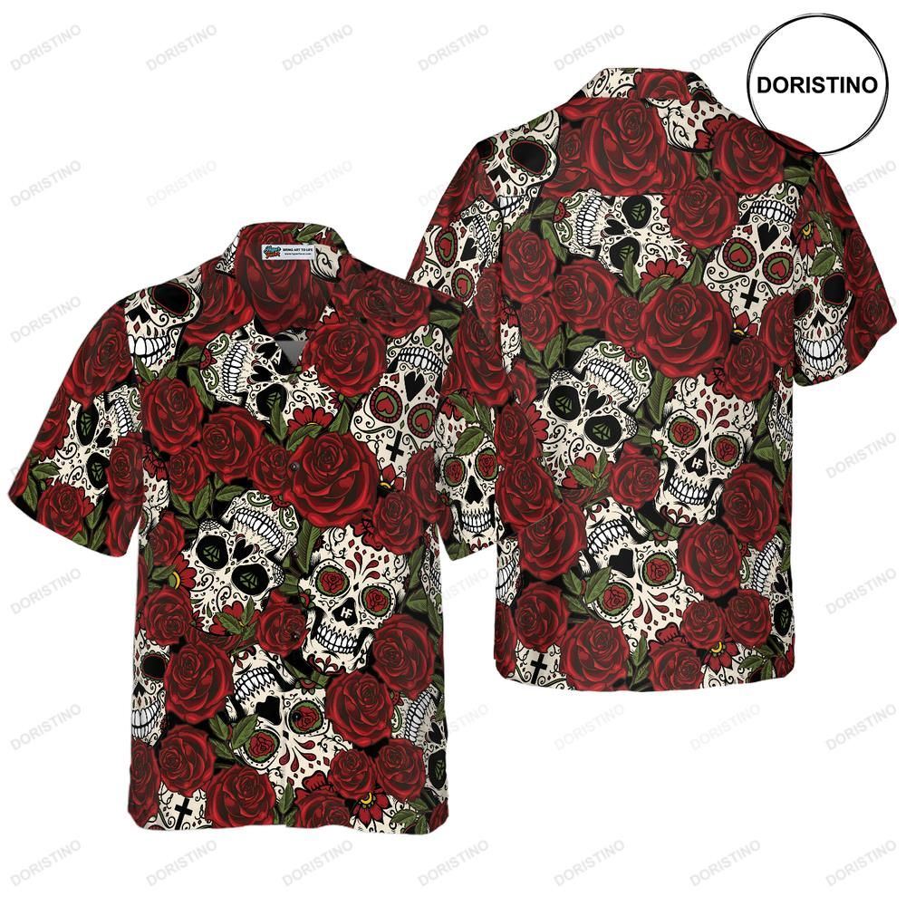 Rose Skull Mexico Hawaiian Shirt