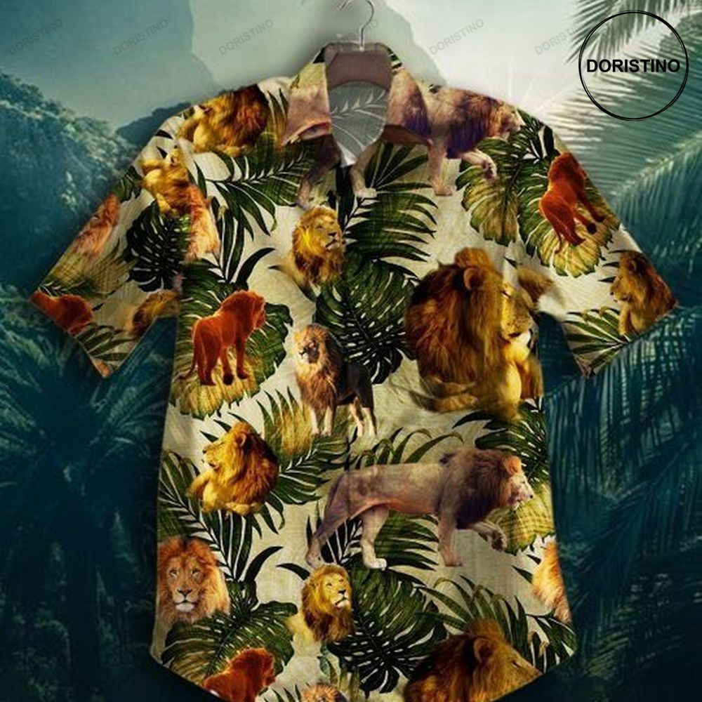 Safari Lion Awesome Hawaiian Shirt