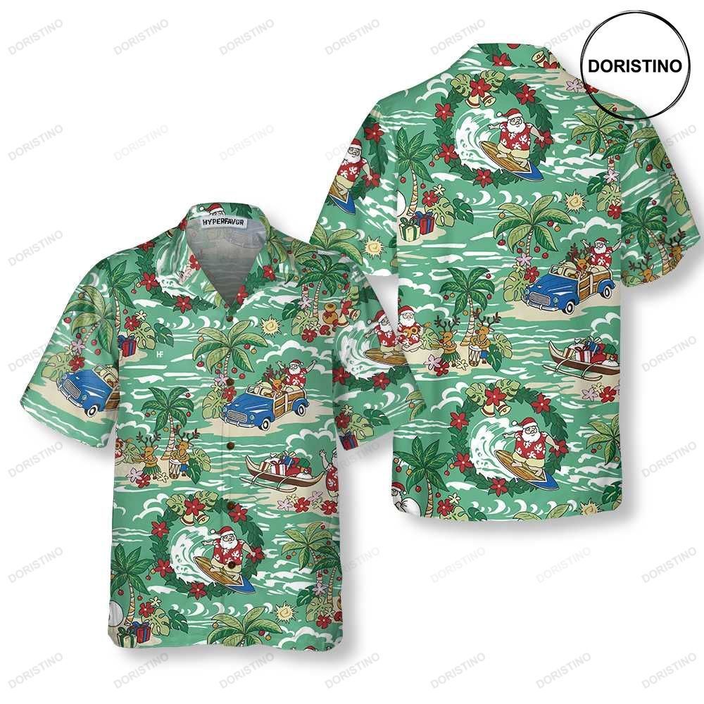 Santa In Hawaii Funny Santa Claus Best Gift For Christmas Limited Edition Hawaiian Shirt