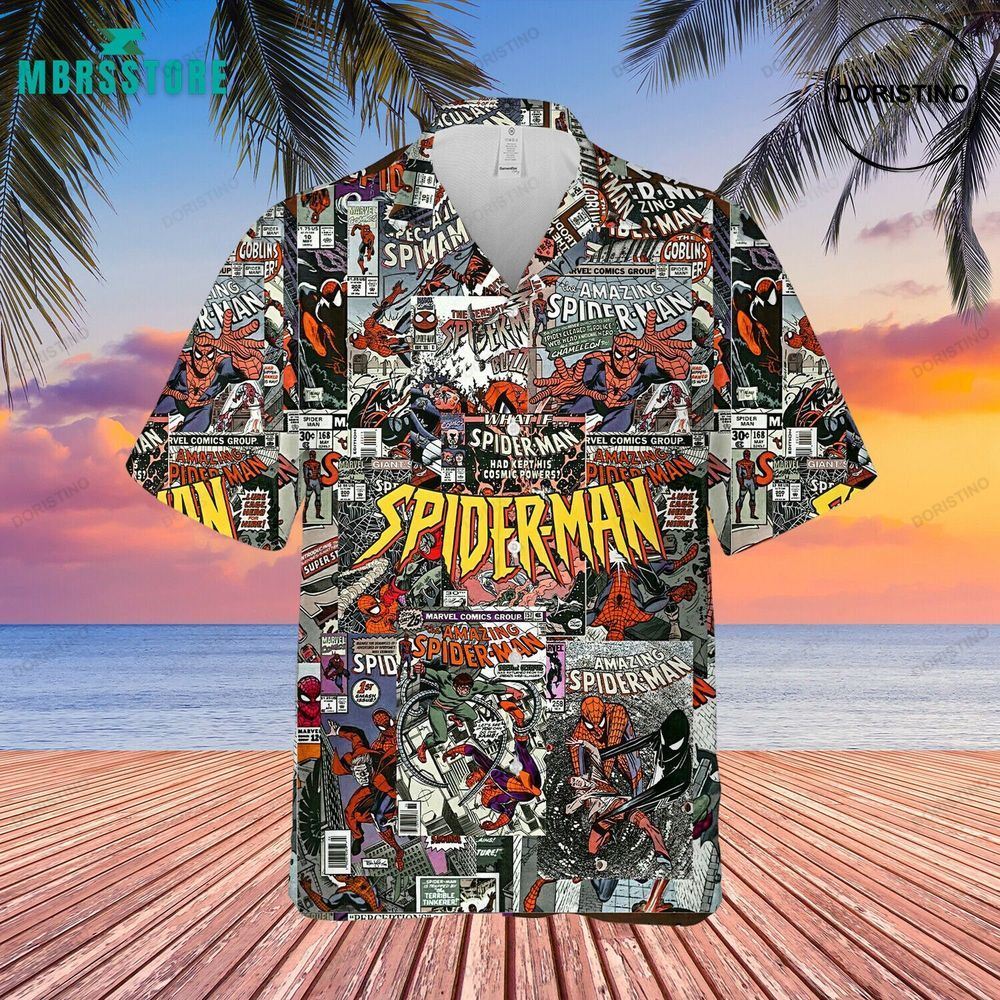 Save The World Spiderm Summer For Him Summer Trip Family Beach Hawaiian Shirt